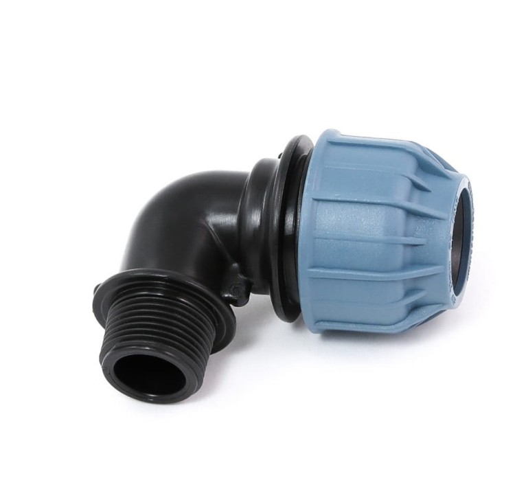 Kolano redukcja PE 32mm x 1" GZ gwint zewnętrzny - Elysee