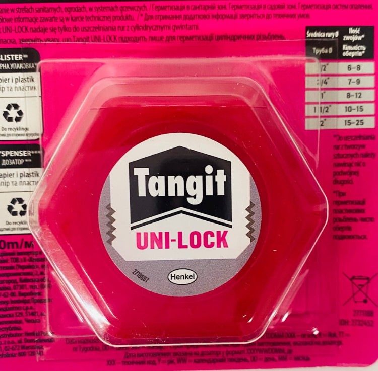 Teflonowa nić uszczelniająca Tangit 20m