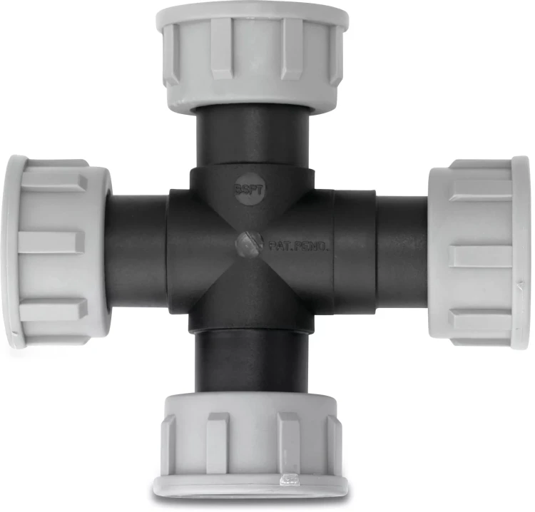 Czwórnik kolektorowy 1" GW-GW-GW-GW Tavlit