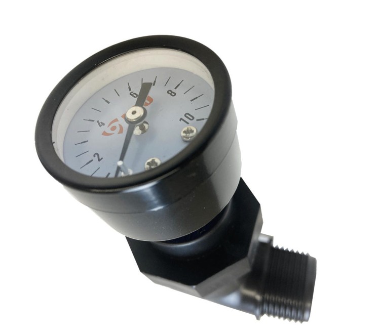 Manometr zestaw z kolanem 1"