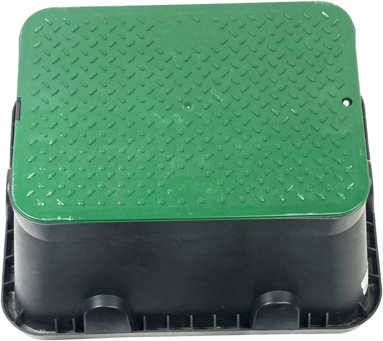 Zestaw kolektorowy 5 sekcji elektrozaworów RainBird w skrzynce Jumbo