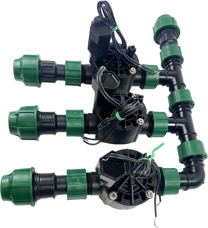 Zestaw kolektorowy 3 sekcje elektrozaworów RainBird