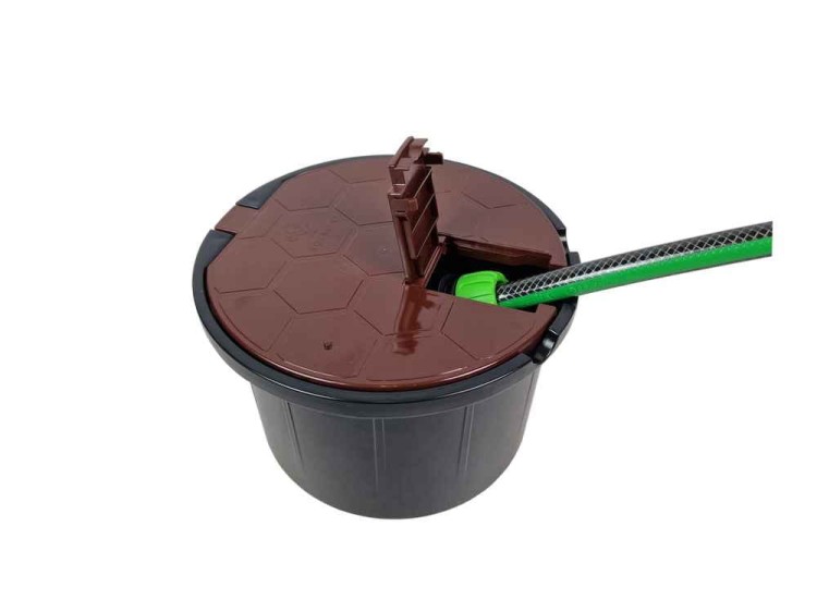 Studzienka poboru wody z zaworem 3/4" brązowa I 3 inne kolory z klapką - Anixol