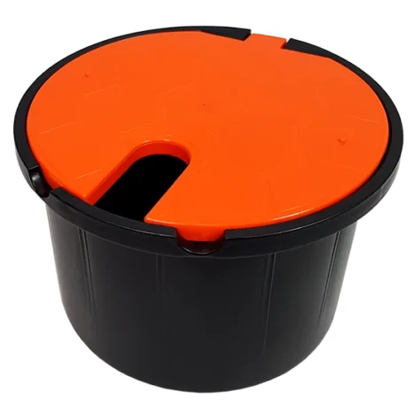 Podziemna studzienka poboru wody z zaworem 3/4" pomarańczowa I 3 inne kolory bez klapki, szybkozłączka, kolanko - Anixol