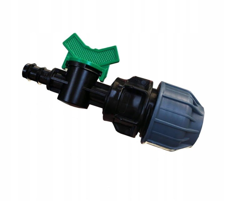 Połączenie redukcyjne rury 20mm z linią kroplującą lub rurą 16mm. Przelot GW