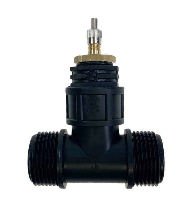 Przedmuchiwanie systemu zaworem automatycznym, trójnik 25 mm GZ 1"