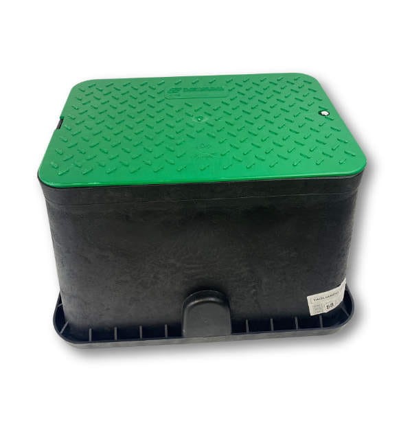 Zestaw kolektorowy 2 sekcje elektrozaworów Rain Bird w skrzynce Standard