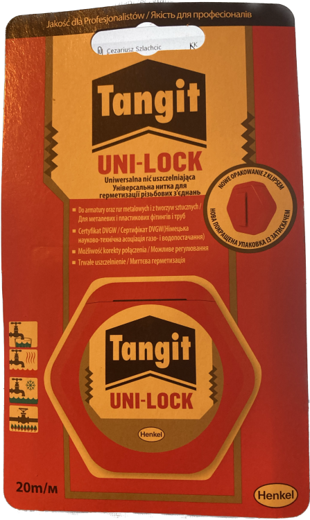 Teflonowa nić uszczelniająca Tangit 20m