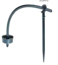 Kroplownik wciskany do dwójnika lub czwórnika 5mm 2l/h z kompensacją ciśnienia