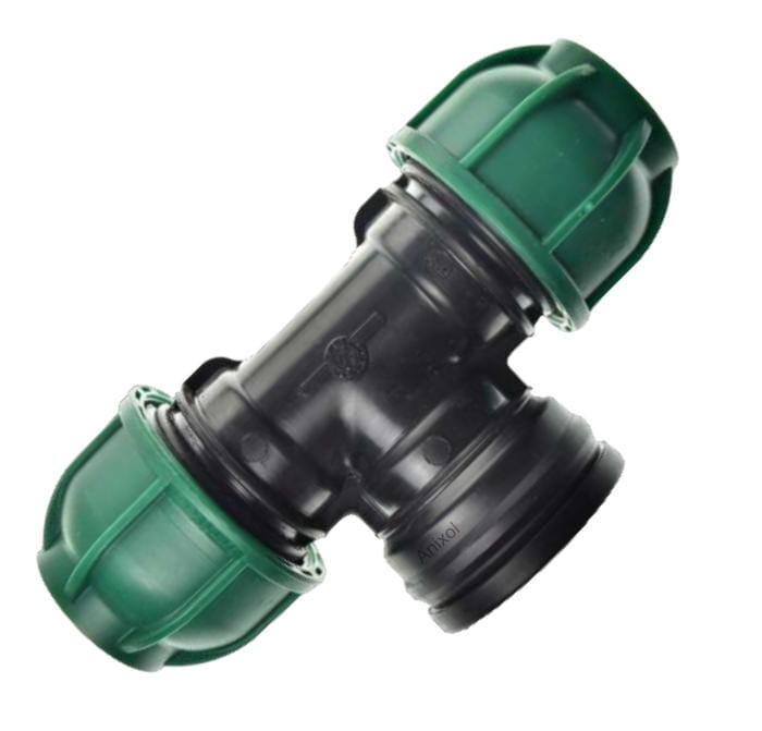 trojnik-32-1-32-GW-Irritec.jpgTrójnik redukcja PE 32mm x 1" x 32mm GW - gwint wewnętrzny - Irritec