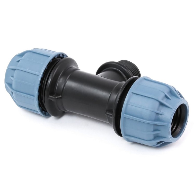 Trójnik redukcja PE 32mm x 3/4" x 32mm GZ - gwint zewnętrzny - Elysee