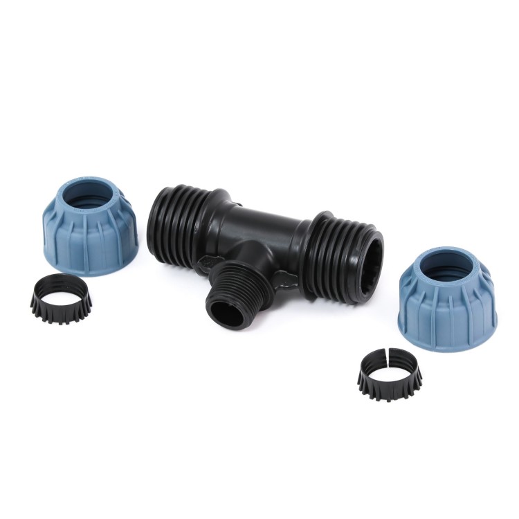 Trójnik redukcja PE 32mm x 3/4" x 32mm GZ - gwint zewnętrzny - Elysee