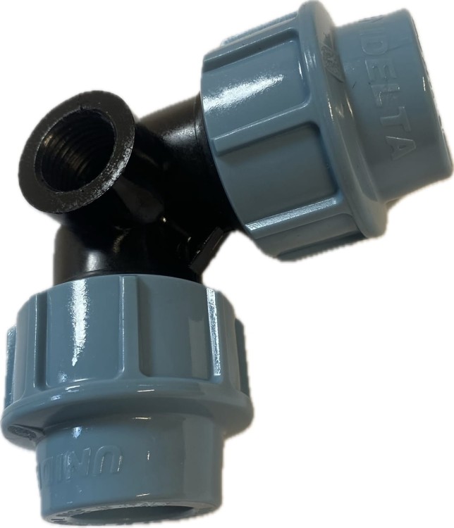Kolano PE 25mm x 1/2" x 25mm GW gwint wewnętrzny POP-UP - Elysee