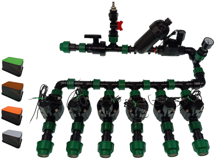 Zestaw automatycznego nawadniania do ~ 600 m2, 6 sekcji
