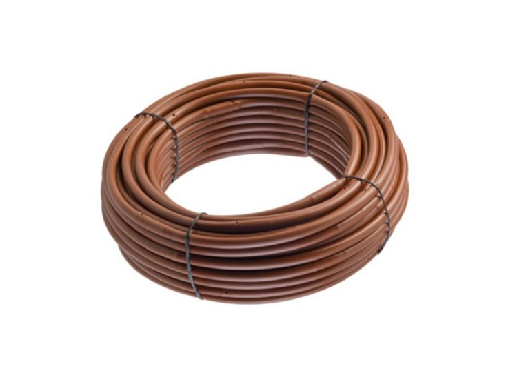 Linia kroplująca brązowa z kompensacją, wydajność 2,2l/h, kroplowniki co 33 cm, 16 mm - Rivulis