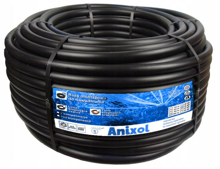 Rura PE 16 mm 100 m PN4 montażowa do nawodnienia - Anixol