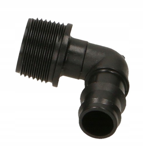 Kolano redukcja wcisk 25mm x 1 GZ - gwint zewnętrzny - Plastica Alfa